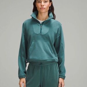 Lululemon Brushed Softstreme Ribbed Half Zip